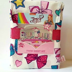 Jojo Siwa 3 Piece Twin Sheet Set